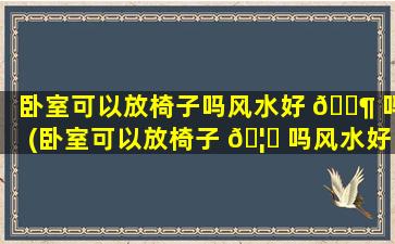 卧室可以放椅子吗风水好 🐶 吗(卧室可以放椅子 🦊 吗风水好吗*
)